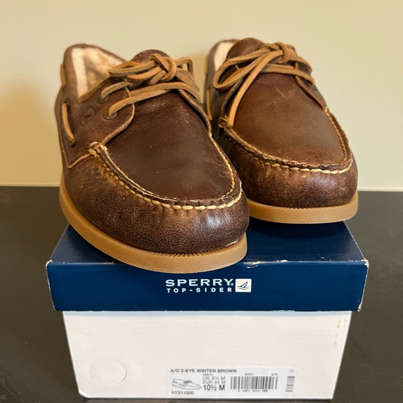Men’s Fleece-Lined Sperrys - Picture 1 of 6